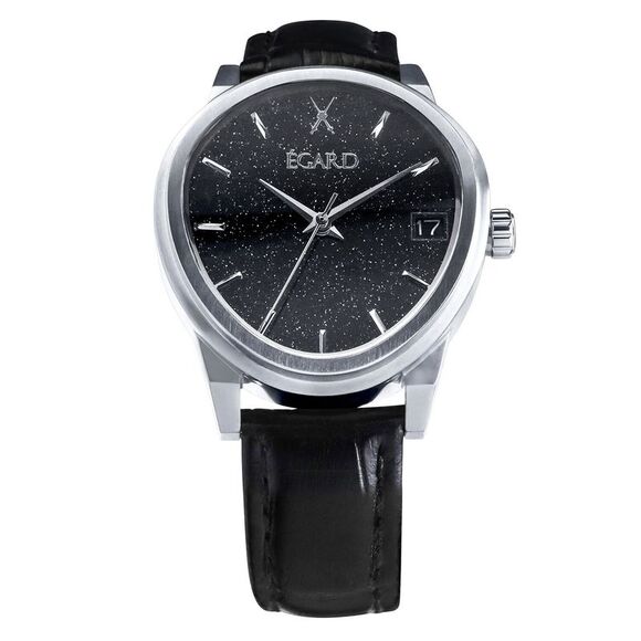 Egard Women's Dali F2 Silver Automatic Black Dial Watch - WCH-5073G0H213 - Picture 1 of 1